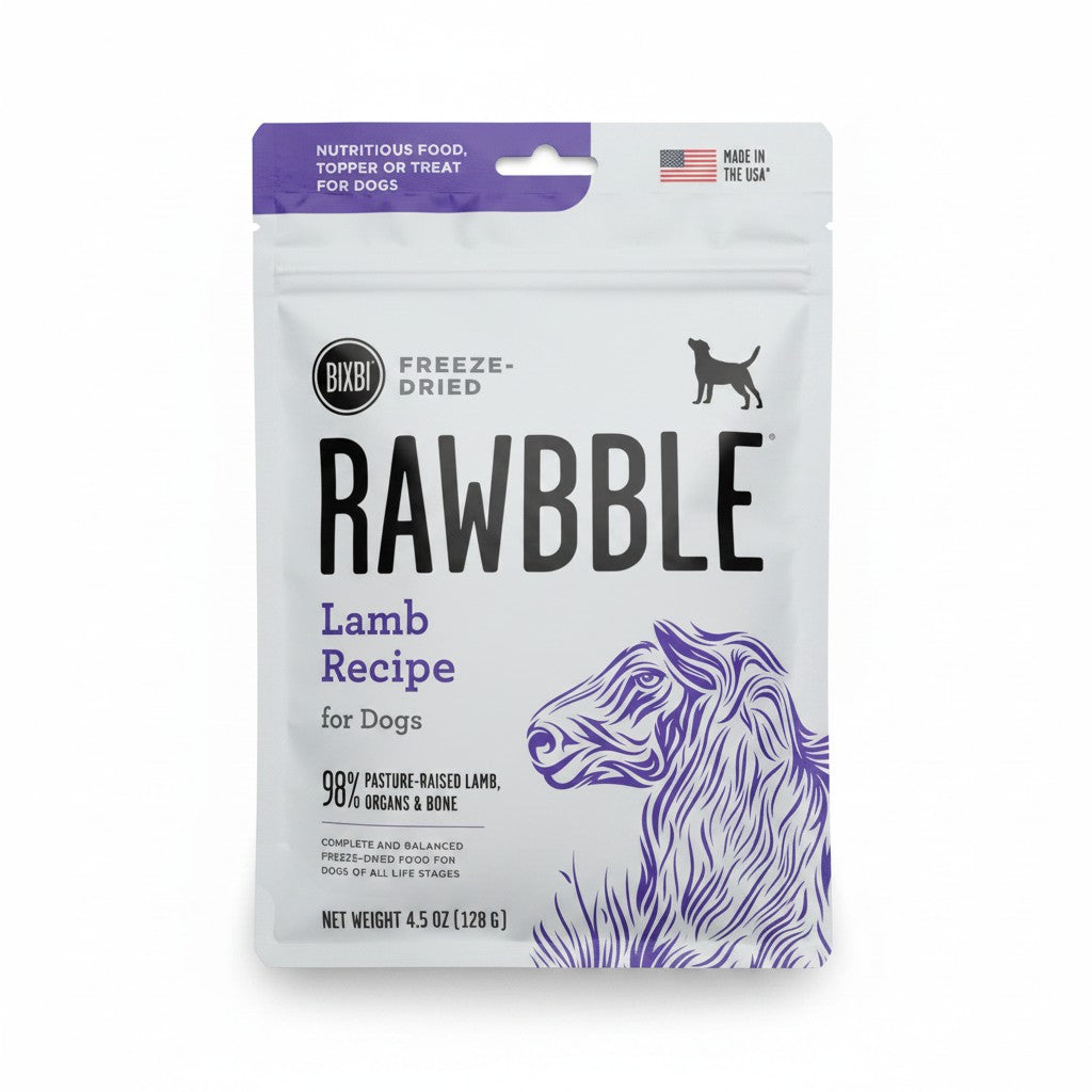 BIXBI Rawbble Freeze-Dried Dog Food 4.5 oz