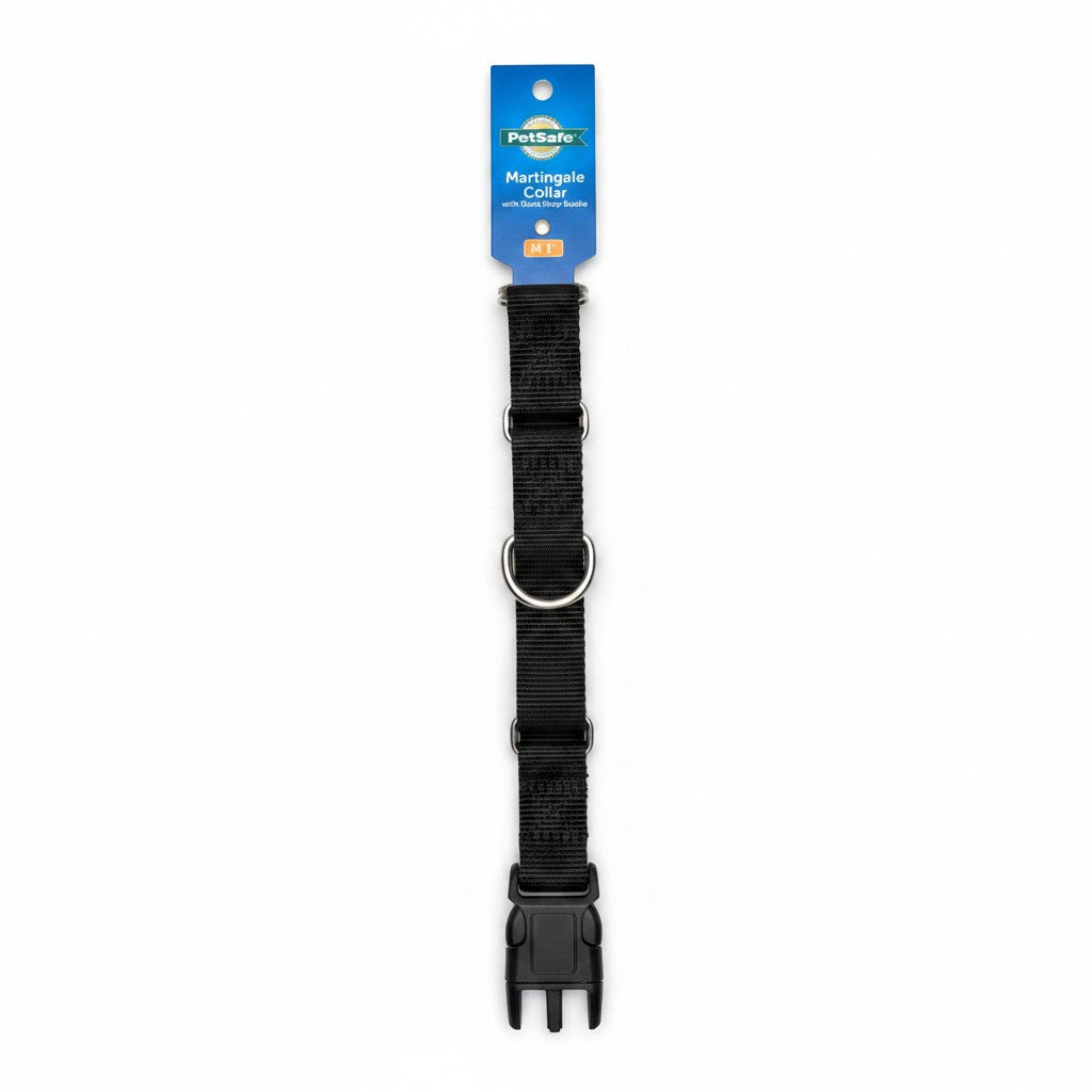 PetSafe Martingale Collar with Quick Snap Buckle Medium Black