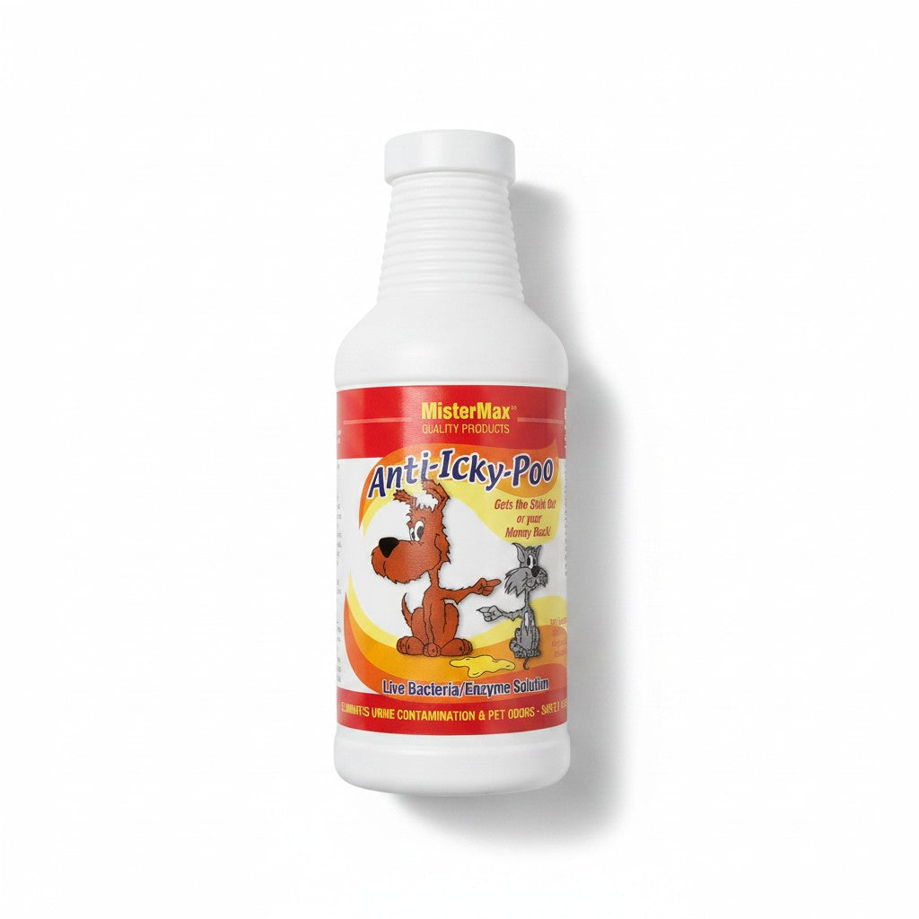 MisterMax Anti-Icky-Poo Live Bacteria Enzyme Solution Pet Odor Eliminator