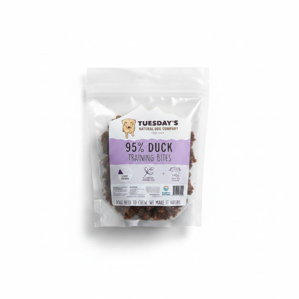 Tuesday's Natural Dog Company 95% Duck Training Bites